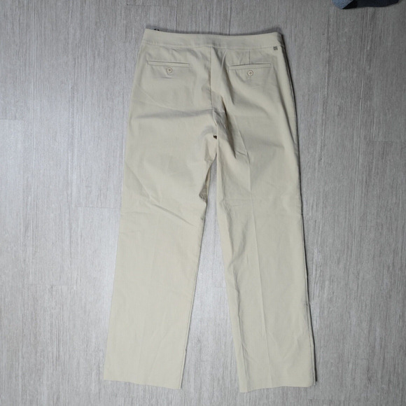 MEXX Women's Chinos Trouser Pants Wide Leg Cream NEW Sz 12 33x33 Stretch Cotton - Picture 2 of 13